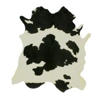 Dzīvnieka āda, dabīga, melns-balts, 2-3 m2