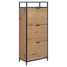 Kurpju plaukts SEAFORD 56x30xH129cm, melns