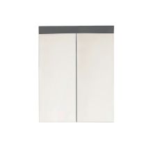 Spoguļskapītis AMANDA 60x17xH77cm, pelēks spīdums