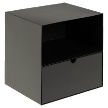 Naktsskapītis JOLIET 30x25xH30cm, melns