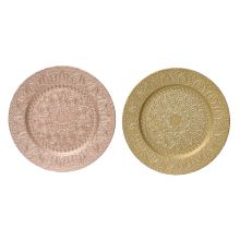 Dekoratīvs šķīvis GLOW D33cm, mix