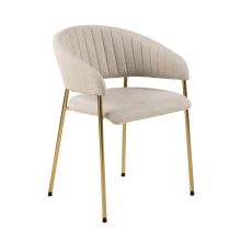 Krēsls ANN ar roku balstiem, bēšs