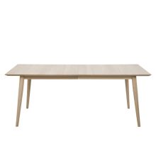 Ēdamistabas galds CENTURY 200x100xH75,3cm, izvelkams,  galda virsma: ozolkoka finieris/mēbeļu plāksne