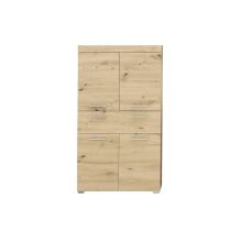 Vannas istabas skapītis AMANDA 73x31xH132cm, savvaļas ozols