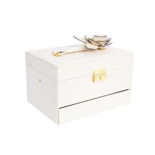 Juvelierizstrādājumu kastīte SEZANE LUX 22x16x13,5cm, gaiši rozā