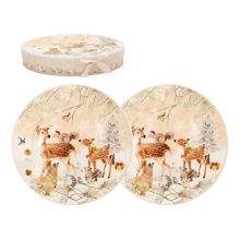 Тарелки MIA DEER 2 шт. D25см, в подарочной коробке