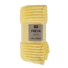 Pleds FREYA 150x200cm, dzeltens