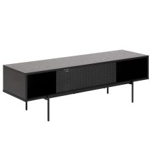 TV table ANGUS 140x40xH44cm, black