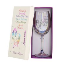 Wine goblet FLOW "Unicorn" H22,3cm