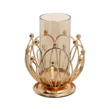 Candlestick LAUDRE D11xH13cm, gold