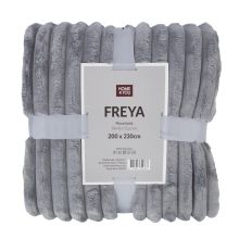 Pleds FREYA XL 200x230cm, pelēks
