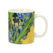 Mug PAINTING ART H9.5cm 350ml "Irises"