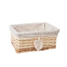 Basket WILLI TASSEL 34x25xH15cm
