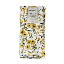 Virtuves dvieļi AIMAI 2gab. 38,1xH63,5cm, dzeltens zieds