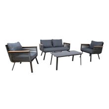 Garden furniture set MALAGA table, sofa and 2 chairs