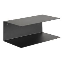 Sienas plaukts JOLIET 35x20xH14cm, melns