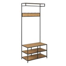 Drēbju plaukts SEAFORD 77x40xH185cm, savvaļas ozols