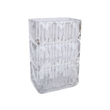 Ваза AVRIL 13x8xH19см, прозрачный