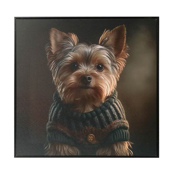 Wall art WALLY 50x50cm, small dog