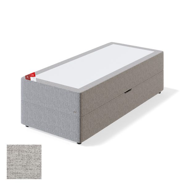 Couch RED POCKET STORAGE VERANO 80x200cm, medium, light grey
