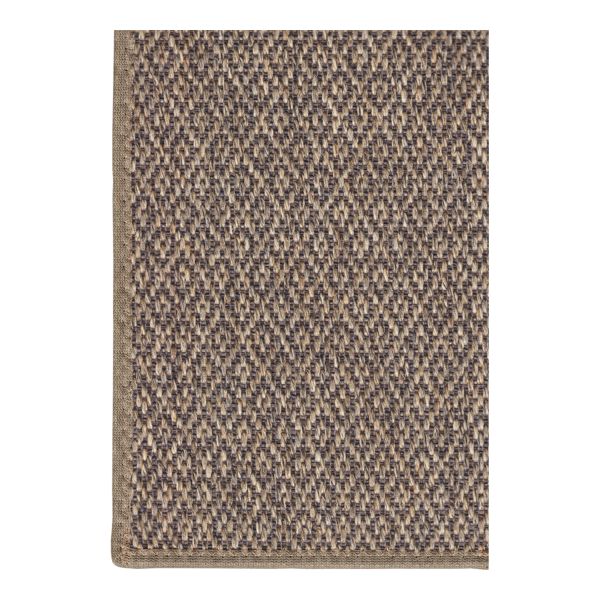 Carpet BELLO 100x160cm, brown, flatweave