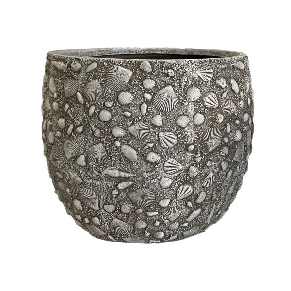 Puķu pods SUNNY SHELL D44.5xH41cm bēšs