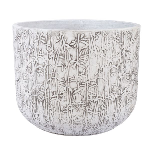 Puķu pods LOUNA D55xH43.5cm, balts/pelēka