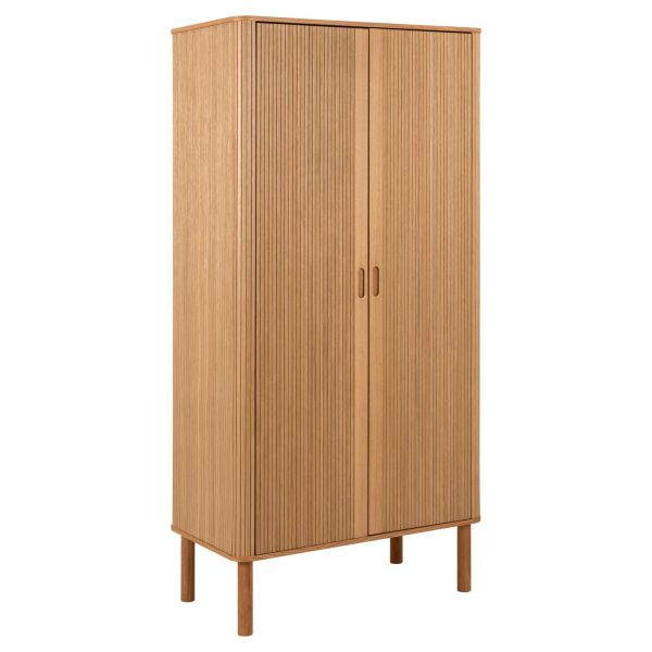 Wardrobe LANGLEY 100x55xH200cm, natural