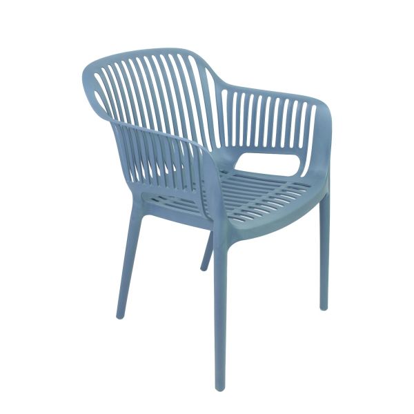 Chair POPPY blue plastic