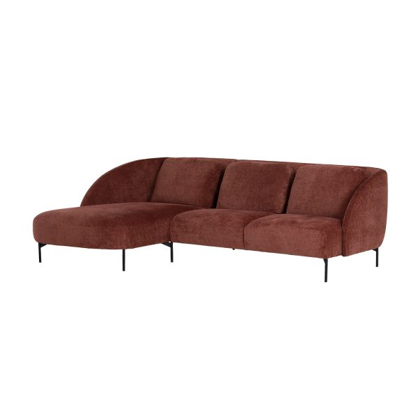 Corner sofa ASHLEY VN bordeaux