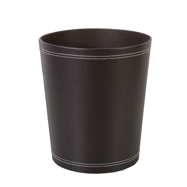 Trash bin WALTER dark brown