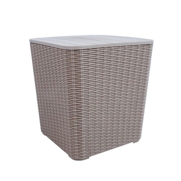 Uzglabāšanas kaste BOCAS 39x39x42cm/43L, pelēka plastmasa