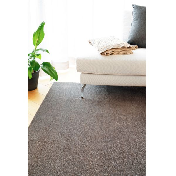 Carpet EDEN 120x160cm, linen, velour pile