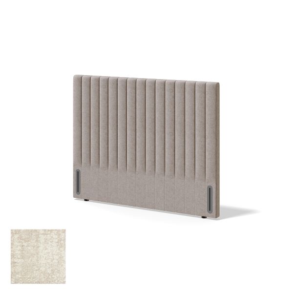 Headboard RED/BLACK NEW YORK AVOLA 160cm, beige