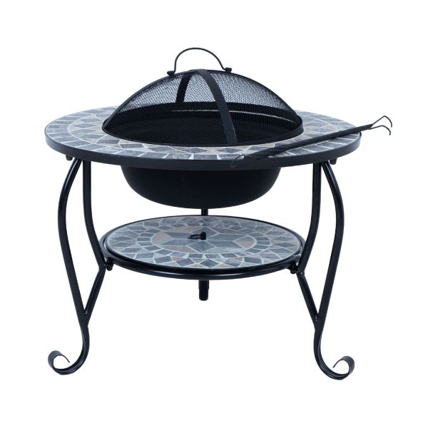 Uguns vieta MOSAIC 60x60xH45cm, pelēka