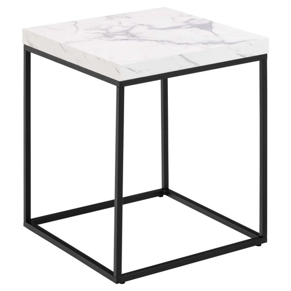 Coffee table BAROSSA 40x40xH45cm, white