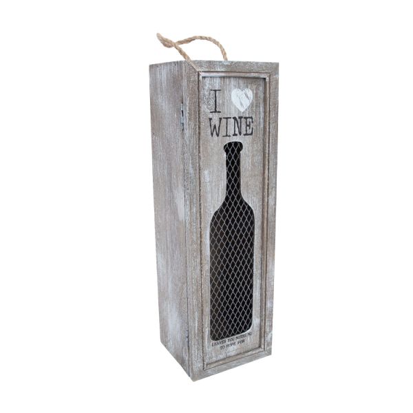 Wine bottles holder HAZEL 11x10xH34cm