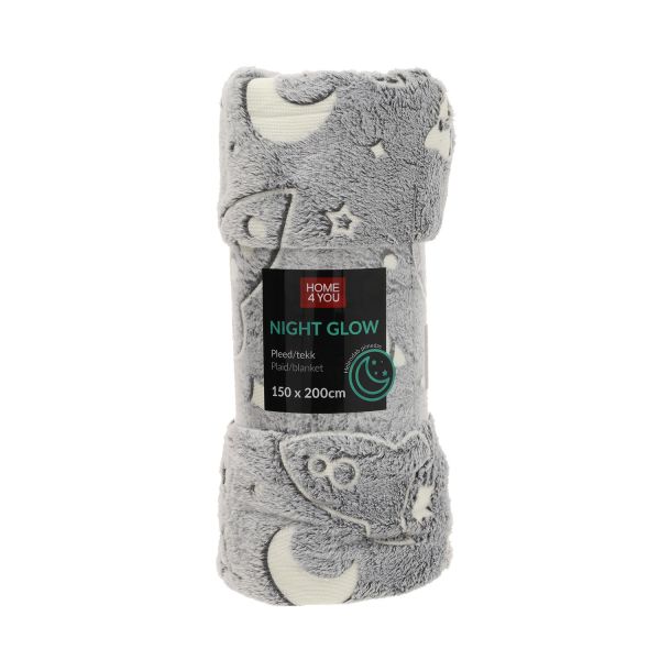 Plaid NIGHT LIGHT 150x200cm, space