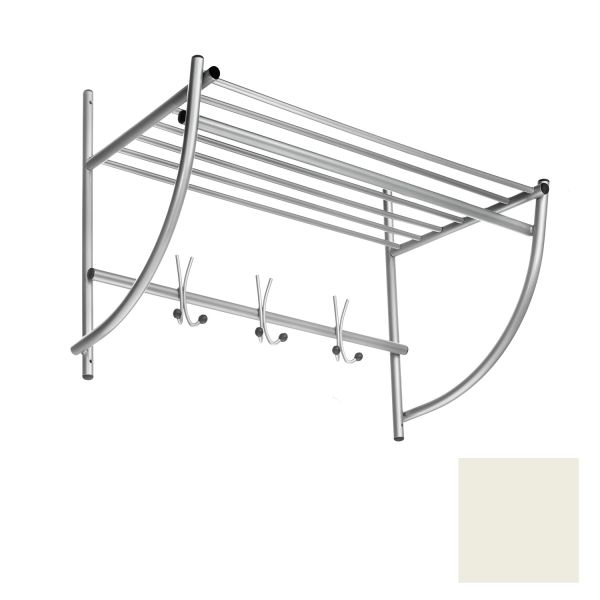 Sienas pakaramais ALTO, 75x50x35 cm, krāsa: balta