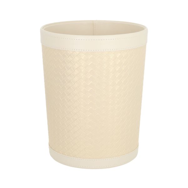 Trash bin WILMA 22x22x27.5cm, white