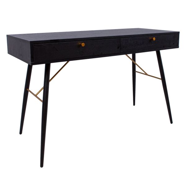 Desk LUXEMBOURG 120x48xH75cm, black