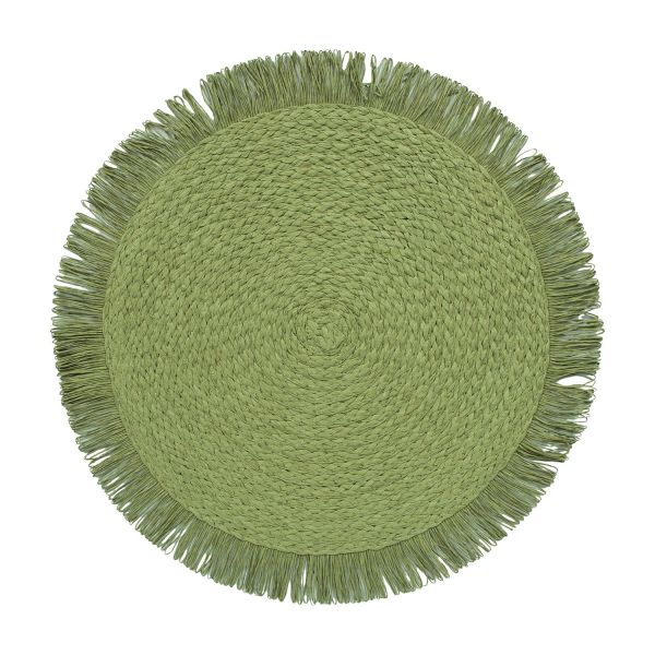 Placemat LONDON D38cm green