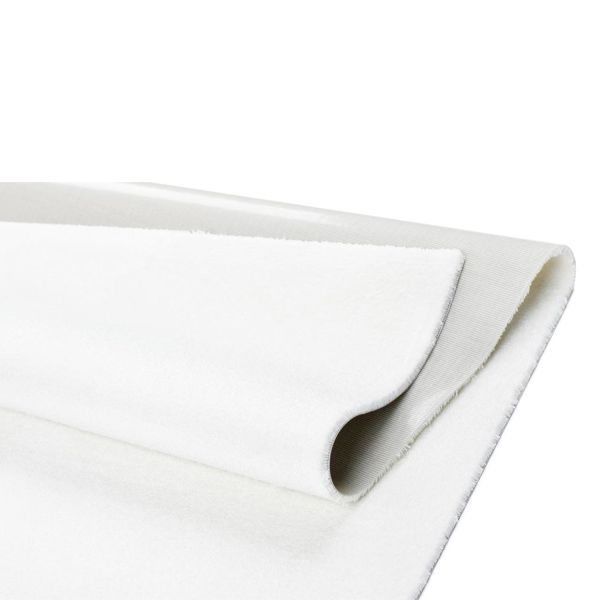 Carpet EDEN 160x240cm, white, velour pile