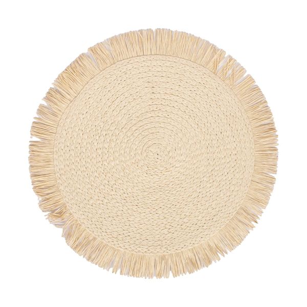 Placemat LONDON D38cm white