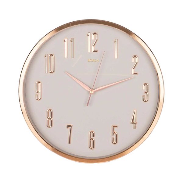 Sienas pulkstenis HUGH D37cm, krēmkrāsas