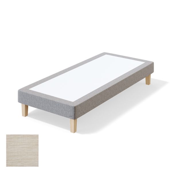 Gultas rāmis RED FRAME MANGO 90x200cm, gaiši bēšs