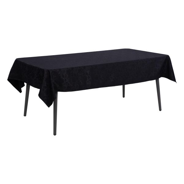 Table mat PARTY 150x220cm, black flower