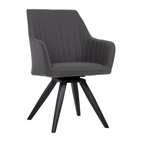 Chair TOMSON swivel, grey