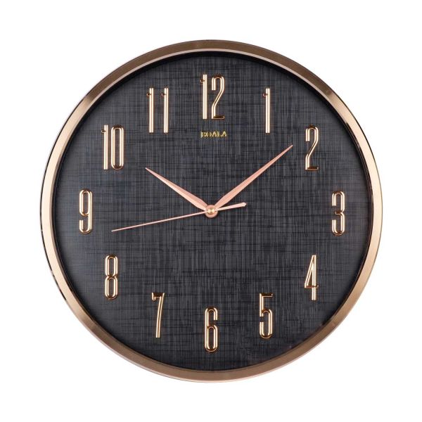 Sienas pulkstenis HUGH D37cm, melns