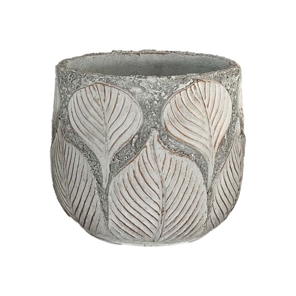 Plant holder SUNNY BASIL D32xH28cm beige/gold